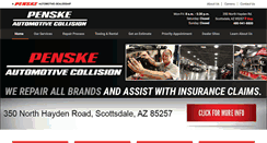 Desktop Screenshot of penskeautomotivecollision.com